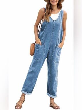 Amazon (free people inspired) Denim Utility Jumpsuit overalls